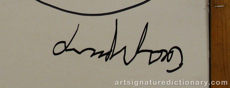 Close-up details showing Bengt LINDSTRÖM signature forgery characteristics