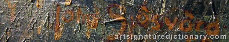 Signature by John SJÖSVÄRD