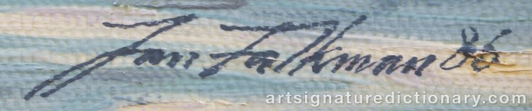 Signature by Jan FALKMAN