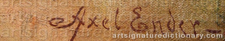 Signature by Axel ENDER