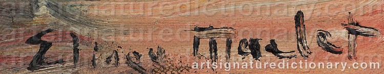 Authentic signature by Elisee MACLET on Painting/Watercolour artwork