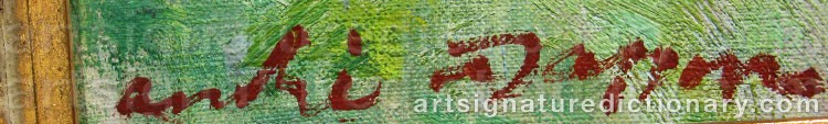 Signature by André MASSON