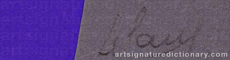 Authentic signature by Julio Le PARC on Drawing/Graphic/Print artwork