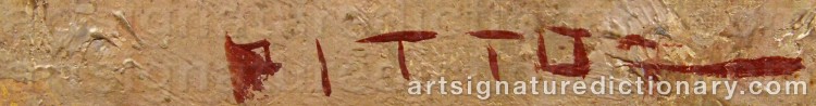 Signature by Guiseppe PITTO