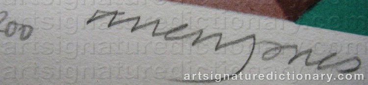 Signature by Allen JONES