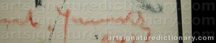 Signature by Adja YUNKERS