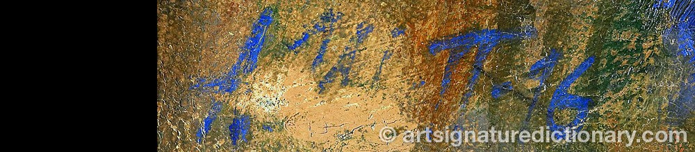 Authentic signature by Alexandra Vasilievna SHCHEKOTIKHINA-POTOTSKAYA on artwork