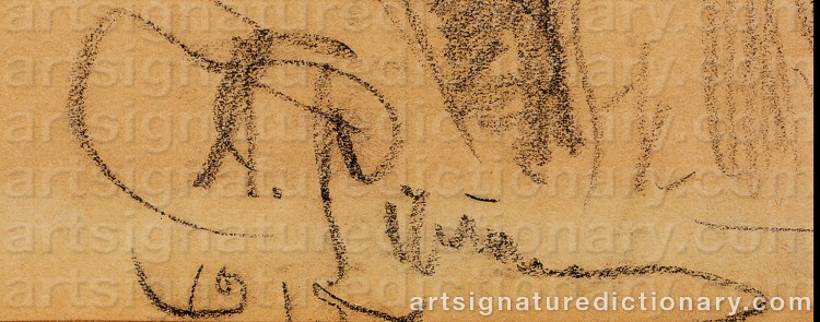Signature by Ilya Efimovich REPIN