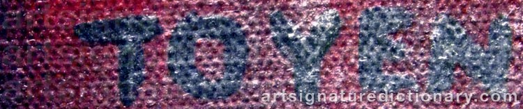 Signature by Marie TOYEN