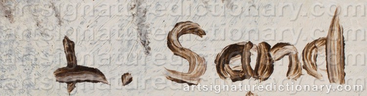 Signature by Lennart SAND
