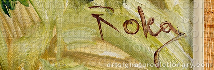 Signature by Charles ROKA