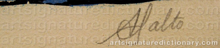 Signature by Axel SALTO