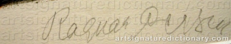 Signature by Ragnar PERSON