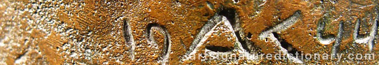 Authentic signature by AK on  artwork