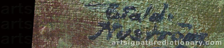 Signature by Waldemar NYSTRÖM