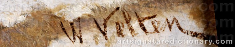 Signature by Wilhelm VELTEN