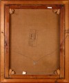 Close-up details showing Fritz Von DARDEL signature forgery characteristics