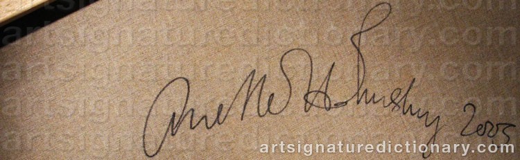 Signature by Anette Harboe FLENSBURG
