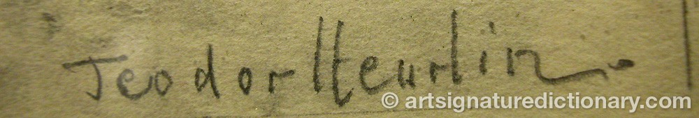 Signature by Teodor HEURLIN