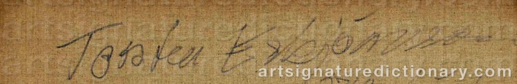 Signature by Torsten ESBJÖRNSSON