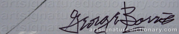 Signature by George BARRIS