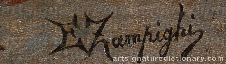 Signature by Eugenio ZAMPIGHI