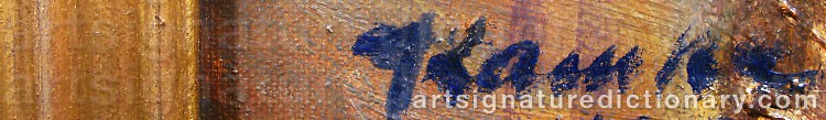 Signature by Ivar KAMKE