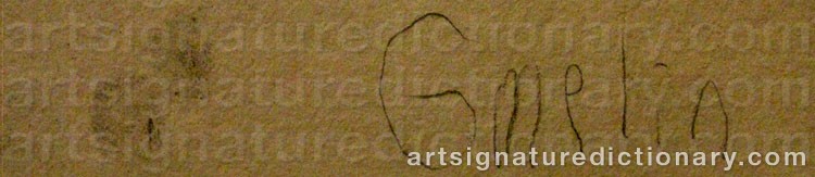 Signature by Felix GMELIN