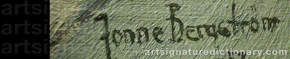 Signature by Jonne BERGSTRÖM