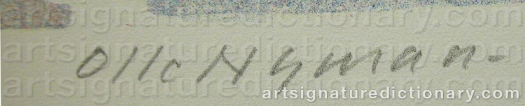 Signature by Olle NYMAN