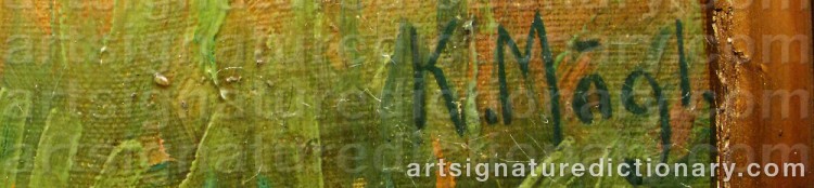 Signature by Konrad MÄGI