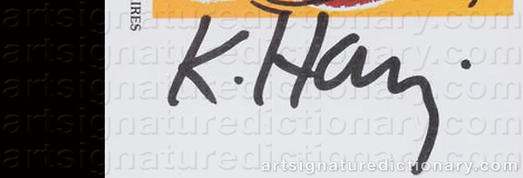 Signature by Keith HARING