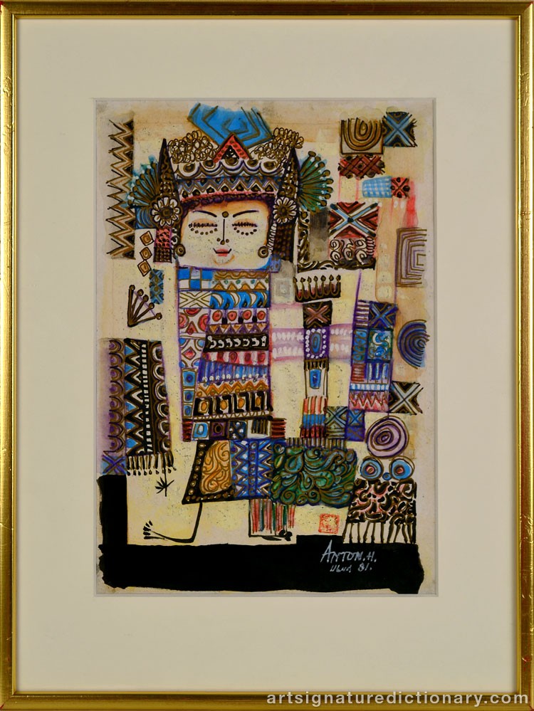 Close-up details showing Anton HUANG signature forgery characteristics