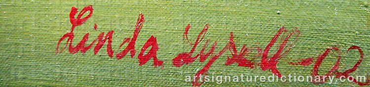 Signature by Linda LYSELL