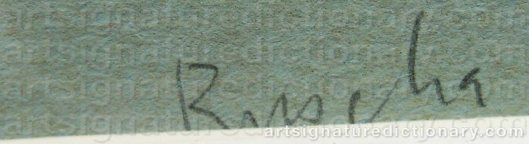 Signature by Edward Joseph ‘Ed’ RUSCHA