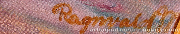 Signature by Ragnvald ‘Ragnvald M’ MAGNUSSON