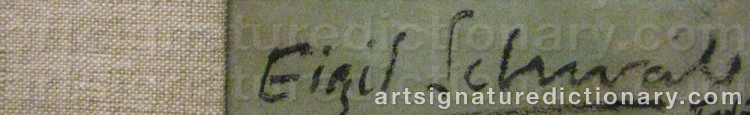 Signature by Eigil SCHWAB