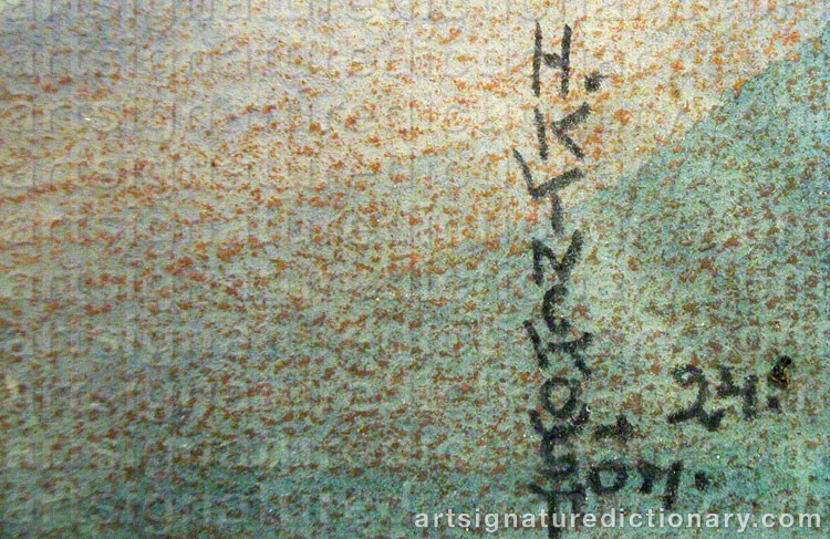 Signature by Harald KLINCKOWSTRÖM