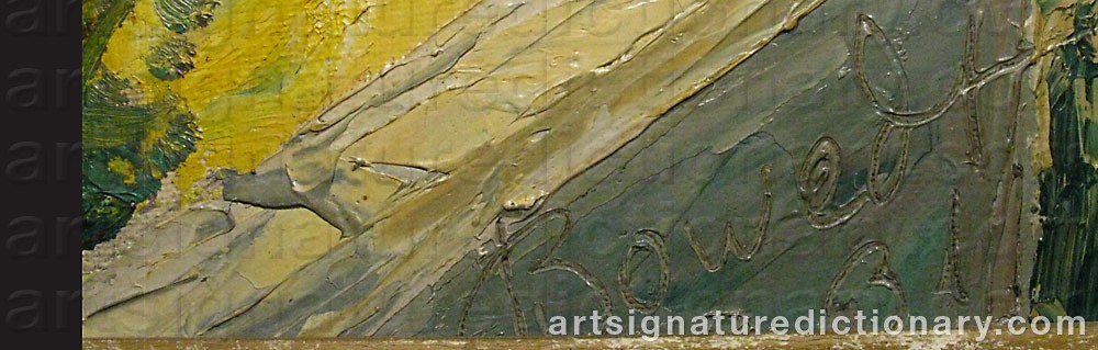 Signature by Carl Christian BOWEDT