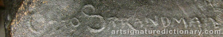 Signature by Otto STRANDMAN