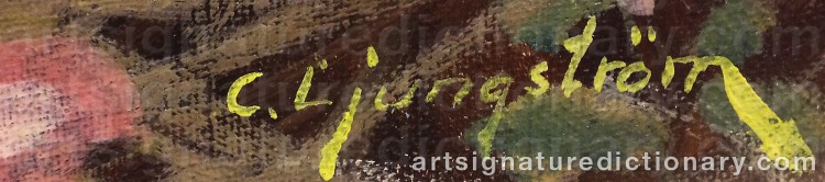 Signature by Carl-Erik LJUNGSTRÖM