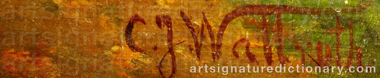 Signature by Christoffer Johan WALLROTH