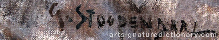 Signature by Georg STOOPENDAAL