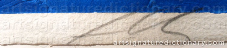Signature by Sandro CHIA