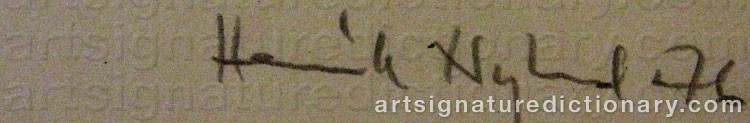 Signature by Henrik NYLUND
