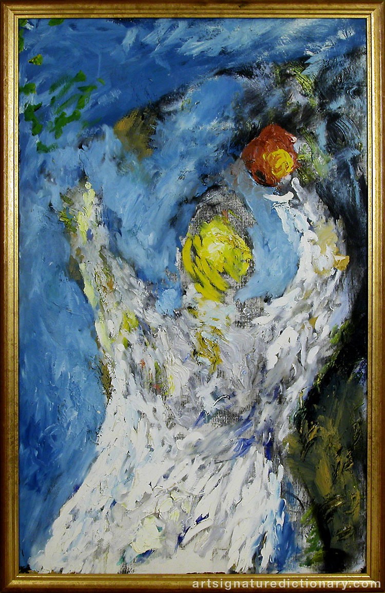 Close-up details showing Evert LUNDQUIST signature forgery characteristics