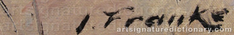 Signature by Ivar FRANKE