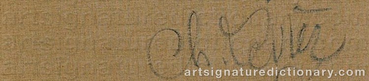 Signature by Charles LEVIER