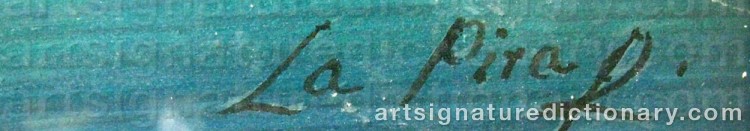 Signature by Gioacchino La PIRA