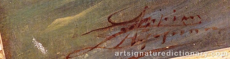 Signature by Adolphe APPIAN